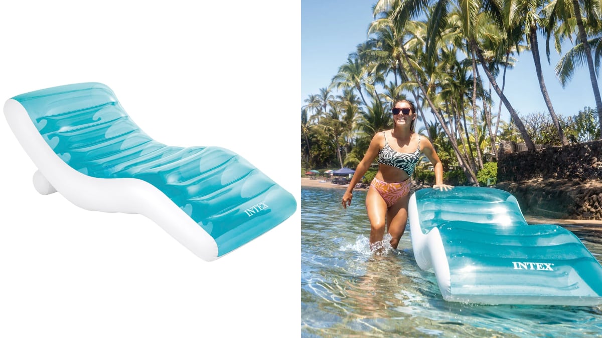 Esta colchoneta hinchable tiene un respaldo reclinable gracias a su cojín inferior.