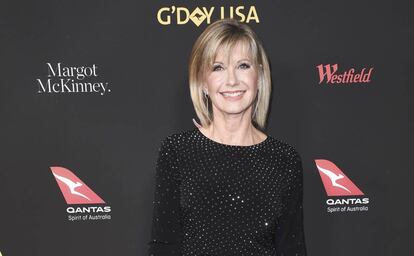 La actriz Olivia Newton John, en la gala G'Day USA Black, en Los Ángeles, el pasado enero.