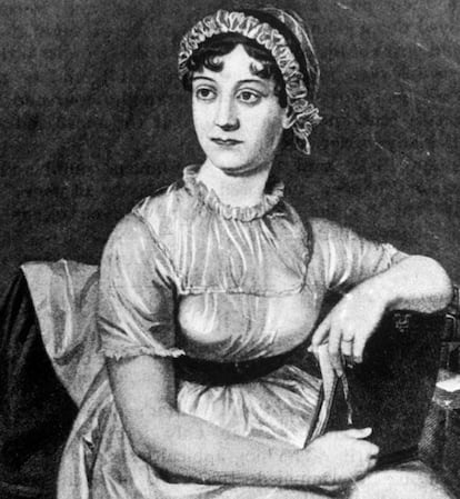 Retrato de Jane Austen.
