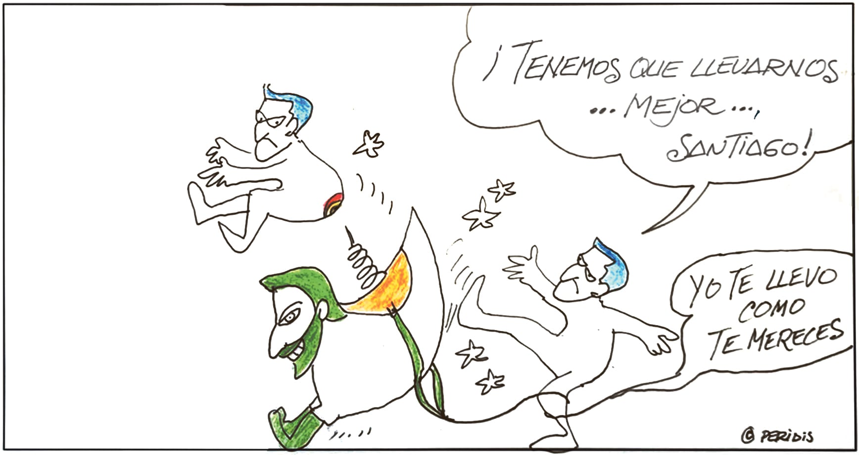 Peridis: yo te llevo como te mereces