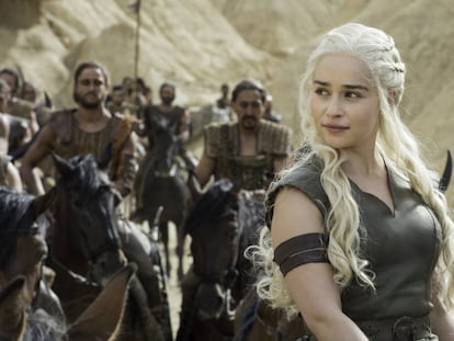 Emilia Clarke (Daenerys), en la sexta temporada de &#039;Juego de tronos&#039;.