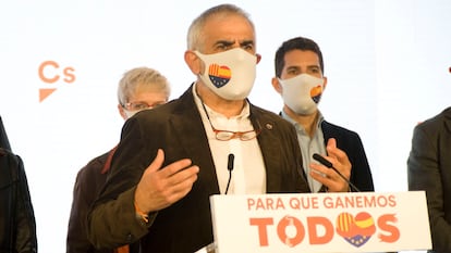 El candidato de Ciudadanos a la Presidencia de la Generalitat, Carlos Carrizosa.