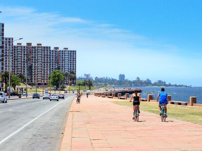 Una vista de Montevideo.