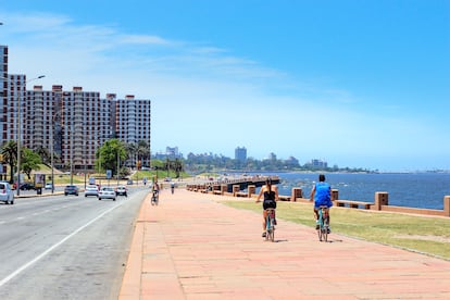Una vista de Montevideo.