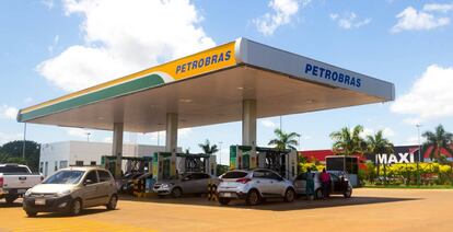 Gasolinera de Petrobras en Brasil.