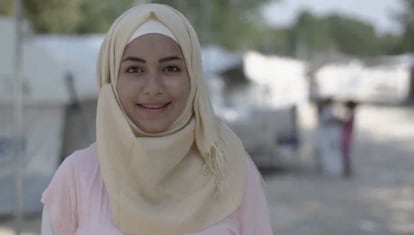 Hala, protagonista del documental 'La niña bonita'.