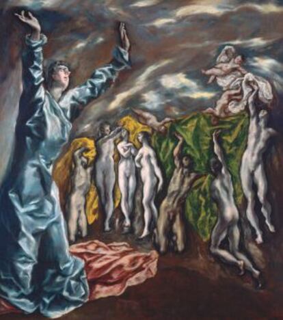 'La visión de San Juan', de El Greco (1608-14), propiedad del Metropolitan de Nueva York.