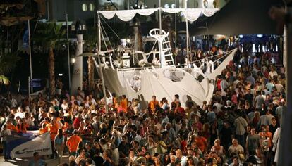 Inauguración de la Volvo Ocean Race (Vuelta al Mundo a Vela), en Alicante en 2008.