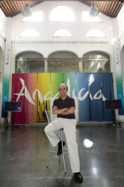 El consejero de Turismo y Comercio, Rafael Rodríguez, en Málaga.