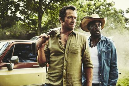 James Purefoy y Michael Kenneth Williams, en 'Hap and Leonard'.