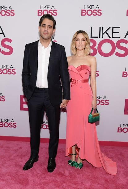 Rose Byrne junto a su pareja, el también actor Bobby Cannavale.