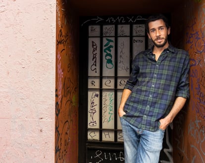 Jorge Nuño, en le barrio de Malasaña.
