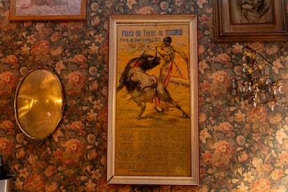 Cartel de la Feria de San Isidro de 1967, en el restaurante Butterworth’s, en Washington.