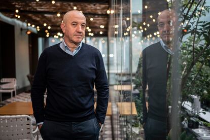 El escritor francés Philippe Claudel, fotografiado el pasado miércoles en un hotel del centro de Madrid.