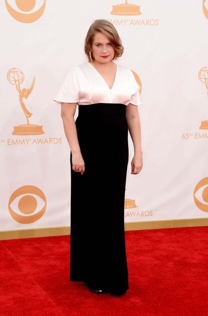 Merritt Wever, que se llevó el galardón a la mejor actriz secundaria de comedia por Nurse Jackie.