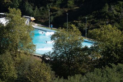 Prototipo de un parque de olas de Wavegarden.