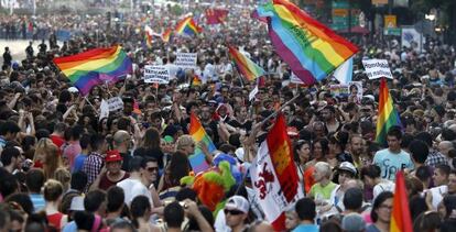 Un momento del desfile del Orgullo Gay de 2013.