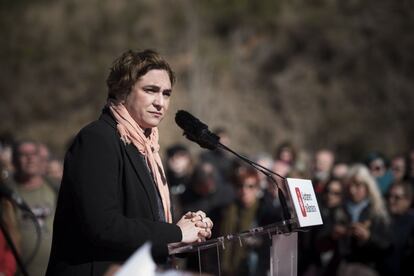 Ada Colau, el passat dissabte en l'homenatge a Puig Antich.