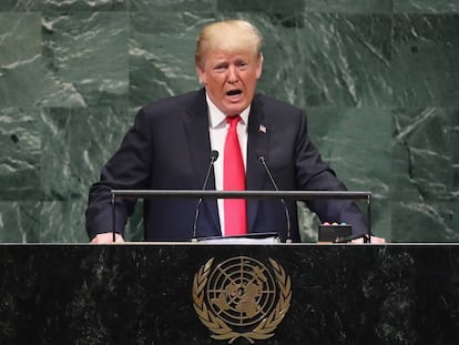 O presidente dos Estados Unidos, Donald Trump, dirige-se à Assembleia Geral da ONU nesta terça-feira em Nova York.