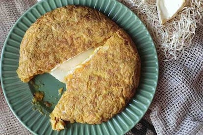 Esta tortilla rellena con queso está rica hasta a 73 grados bajo cero