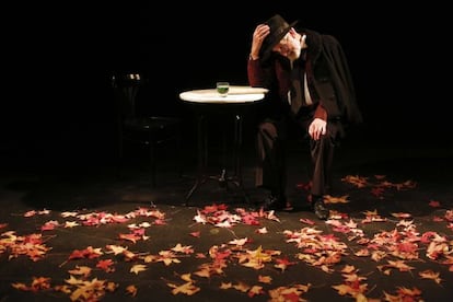 Denis Rafter, en un ensayo de 'Beloved Sinner', en el Teatro Español.