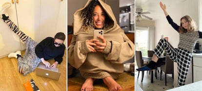 La cuenta de Instagram recoge looks de gente anónima que teletrabaja.