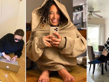 La cuenta de Instagram recoge looks de gente anónima que teletrabaja.