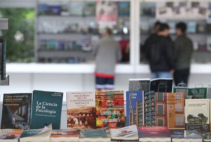 Inauguración de la Feria del Libro en el Parque del Retiro en Madrid.