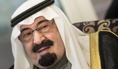 El rey Abdalá de Arabia Saudí.