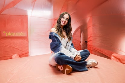 Masi Rodríguez, en el plato de grabación de 'Play Zeta'.