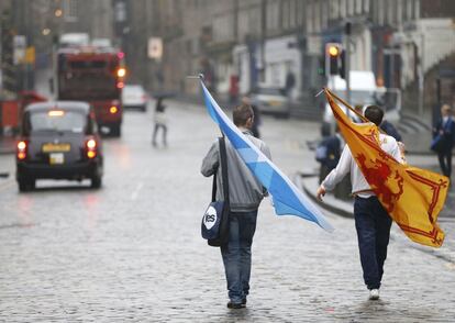 Un 55,3 de los escoceses han dicho no a la secesión en el referéndum frente a un 44,7 que ha optado por el sí.