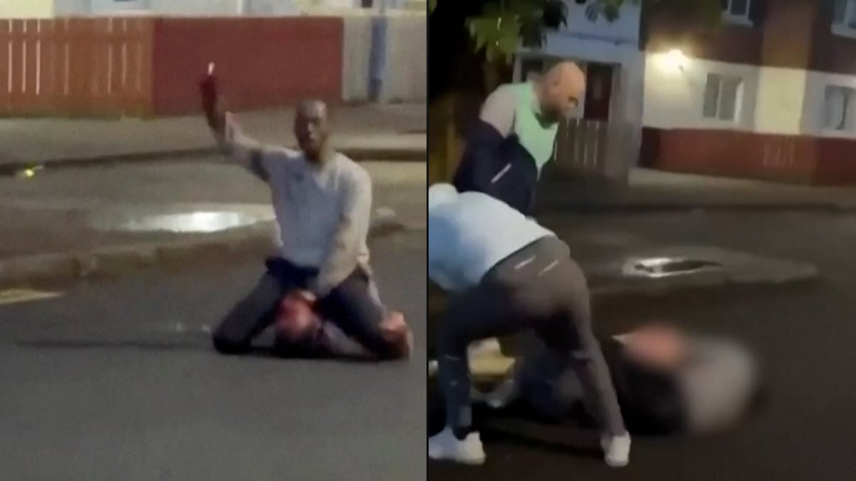 El vídeo de un intento de decapitación en Belfast que ha des