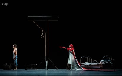 La obra 'Le jeune homme et la mort' en los Teatros del Canal.