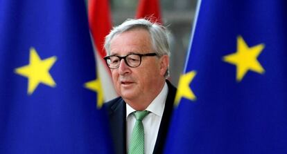 Jean-Claude Juncker, en la cumbre europea del pasado 28 de mayo en Bruselas.