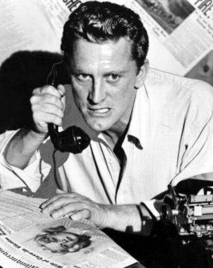 Kirk Douglas en 'El gran carnaval'.