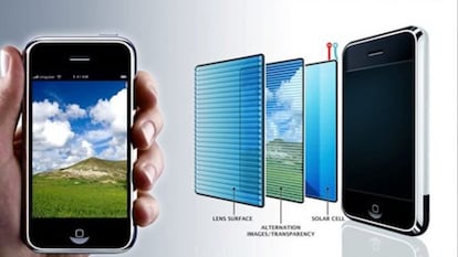 Los smartphones con pantallas con paneles solares cada vez más cerca