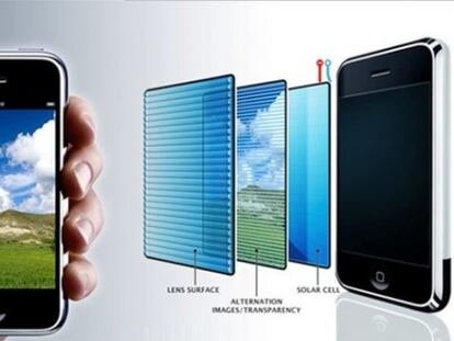 Los smartphones con pantallas con paneles solares cada vez más cerca
