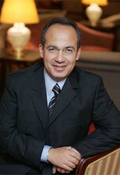 Felipe Calderón, en octubre de 2004.