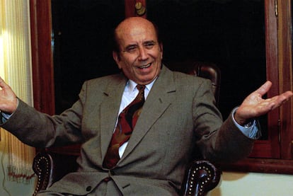 Carlos Andrés Pérez, durante una entrevista en su casa de Caracas en 1996.