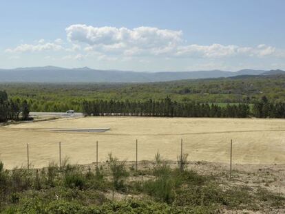 Terrenos donde se invirtieron 200.000 euros para una planta de biog&aacute;s que no se ha construido.