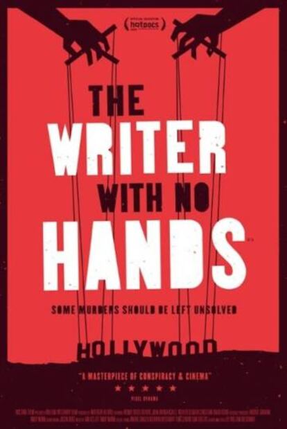 Póster del documental 'The Writer With no Hands' ('El escritor sin manos'), estrenado en 2017 y que investiga la misteriosa muerte de Gary DeVore.