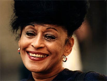 La cantante cubana Omara Portuondo.