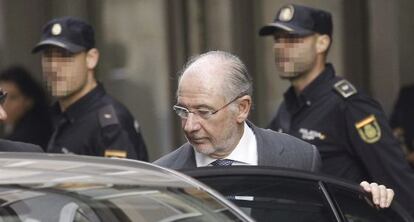 Rodrigo Rato, el 16 de octubre en la Audiencia Nacional.