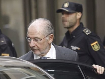 Rodrigo Rato, el 16 de octubre en la Audiencia Nacional.