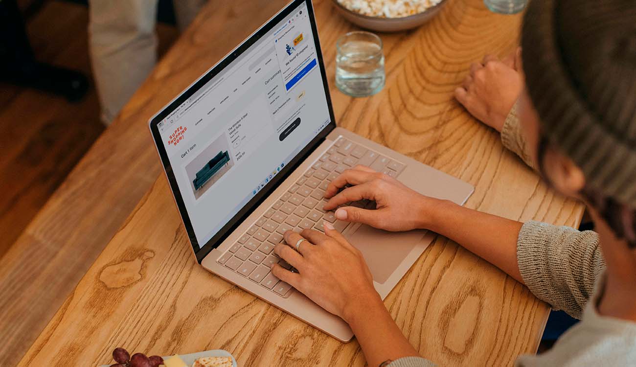 Ordenador portátil con Word