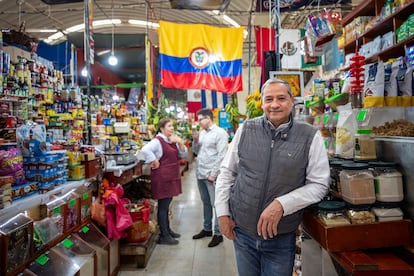 Rafael Hernández en el Mercado de Medellín.