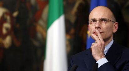 El primer ministro italiano, Enrico Letta, esta semana en Roma.