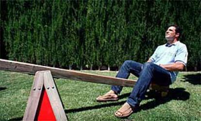 Miguel Indurain en su casa de Finestrat, en Alicante.