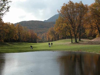 Campo de golf de La Herrería, en San Lorenzo de El Escorial.