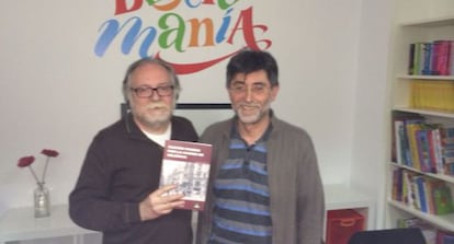 Los autores del libro Manuel del &Aacute;lamo y Albert Pitarch en el acto de presentaci&oacute;n. 